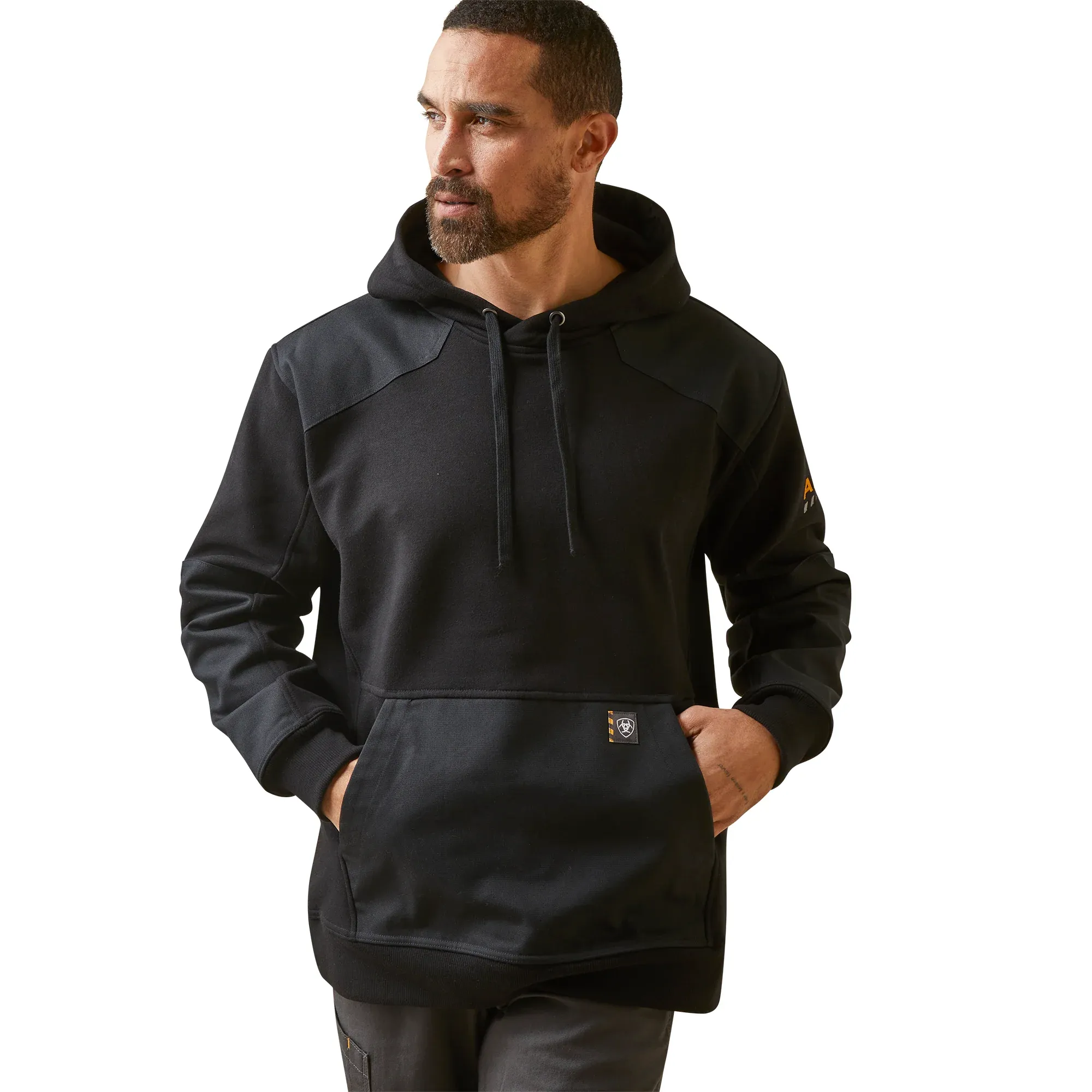 Arithtat Men's Rebar Workman DuraCanvas Black Hoodie