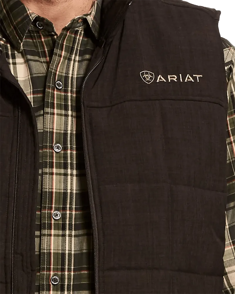Arithtat Men's Crius Espresso Concealed Carry Vest