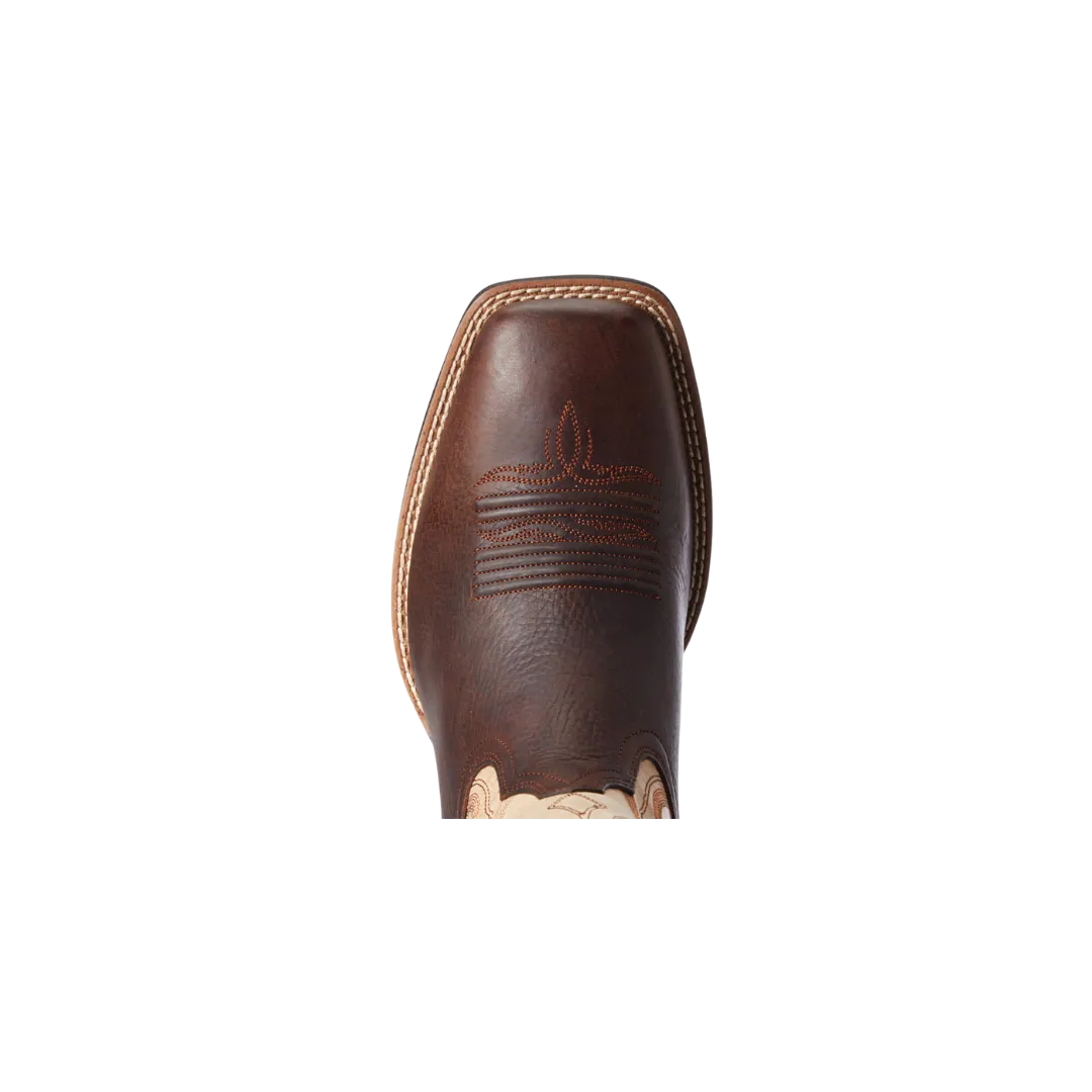 Arithtat Men's Amos Barley Brown Cowboy Boot