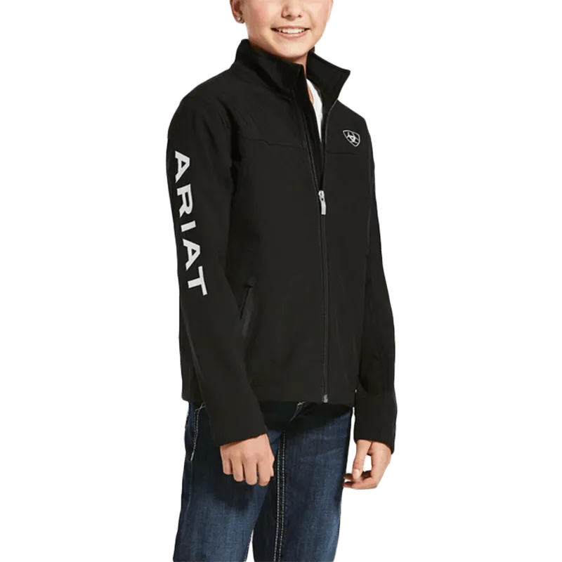 Arithtat Youth New Team Black Softshell Jacket