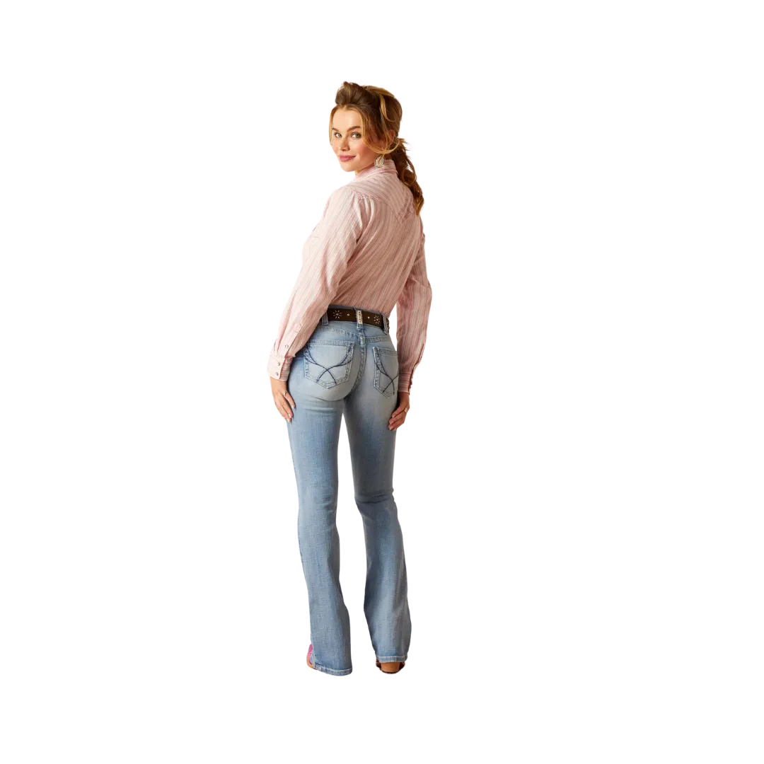 Arithtat Women's Mid Rise Hope Boot Cut Nebraska Jeans