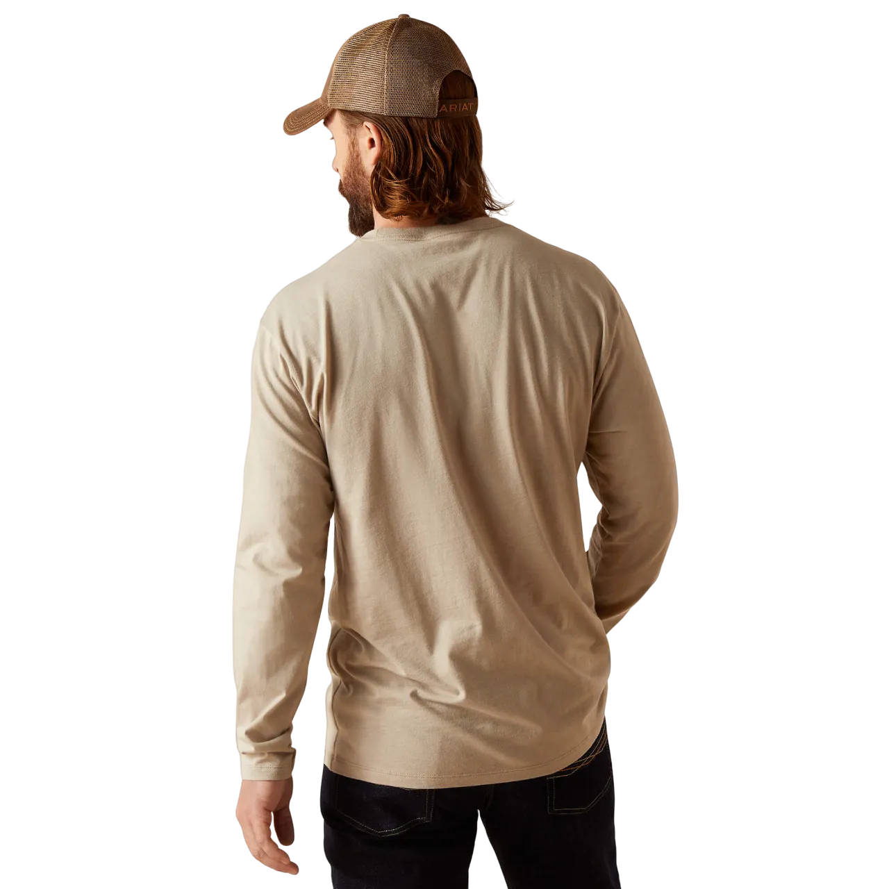 Arithtat Men's Aztec Logo Khaki Heather T-Shirt