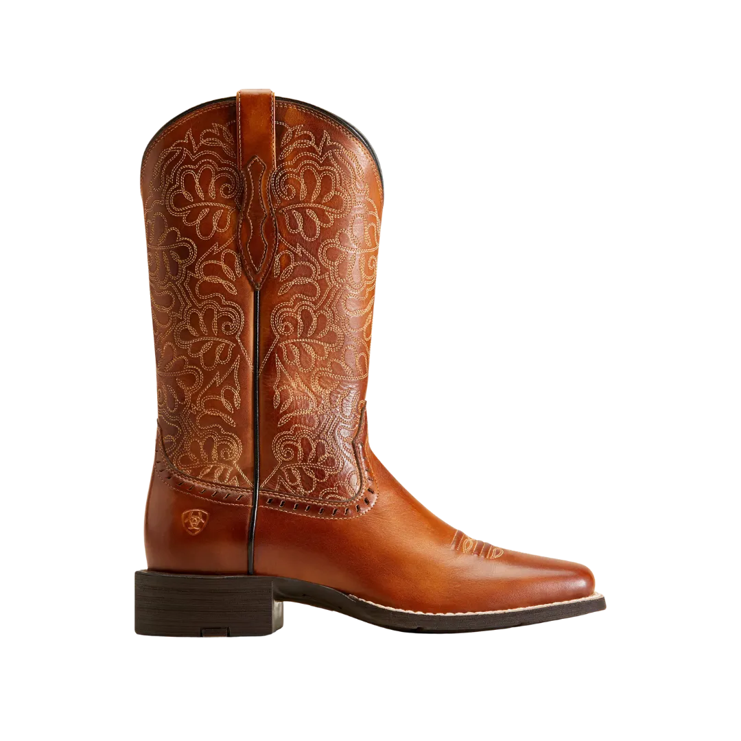Arithtat Women's  Round Up Remuda  Full Grain Leather Boots
