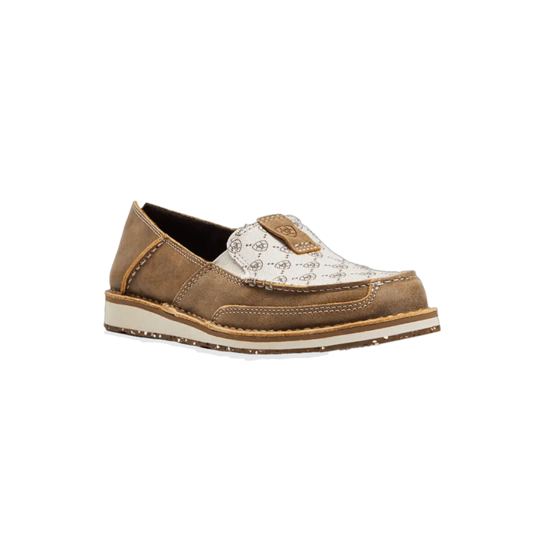 Arithtat Women��s Cruiser Brown Bomber Logo Shoes