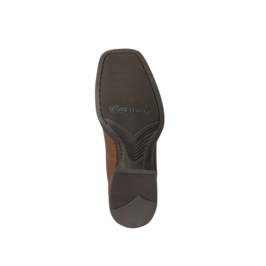 Arithtat Men's Sport Buckout Rough Ginger Cowboy Boots