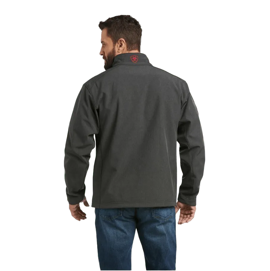 Arithtat Men's Charcoal Americana Softshell Jacket