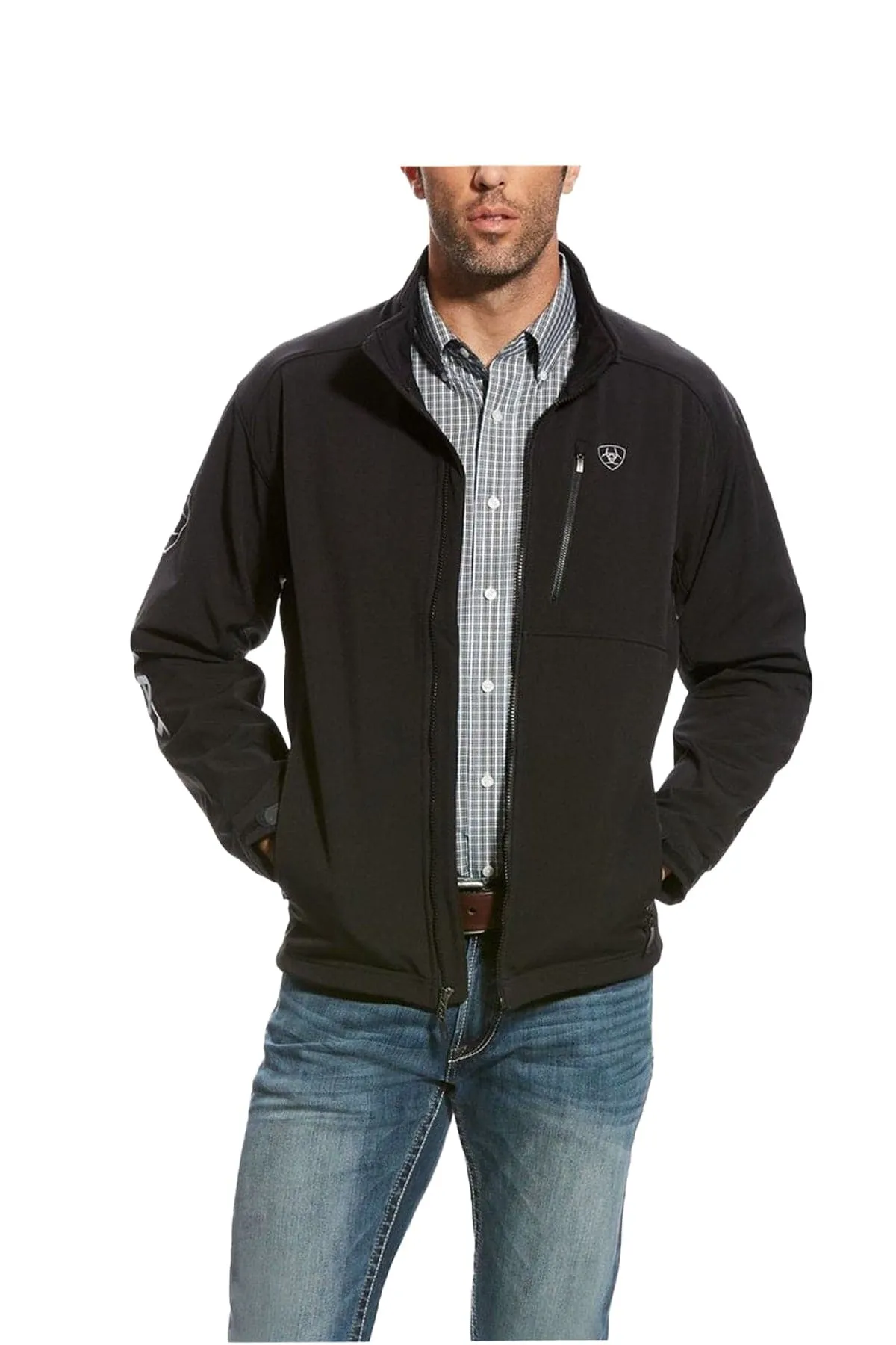 Arithtat Men's Logo 2.0 Black Softshell Jacket