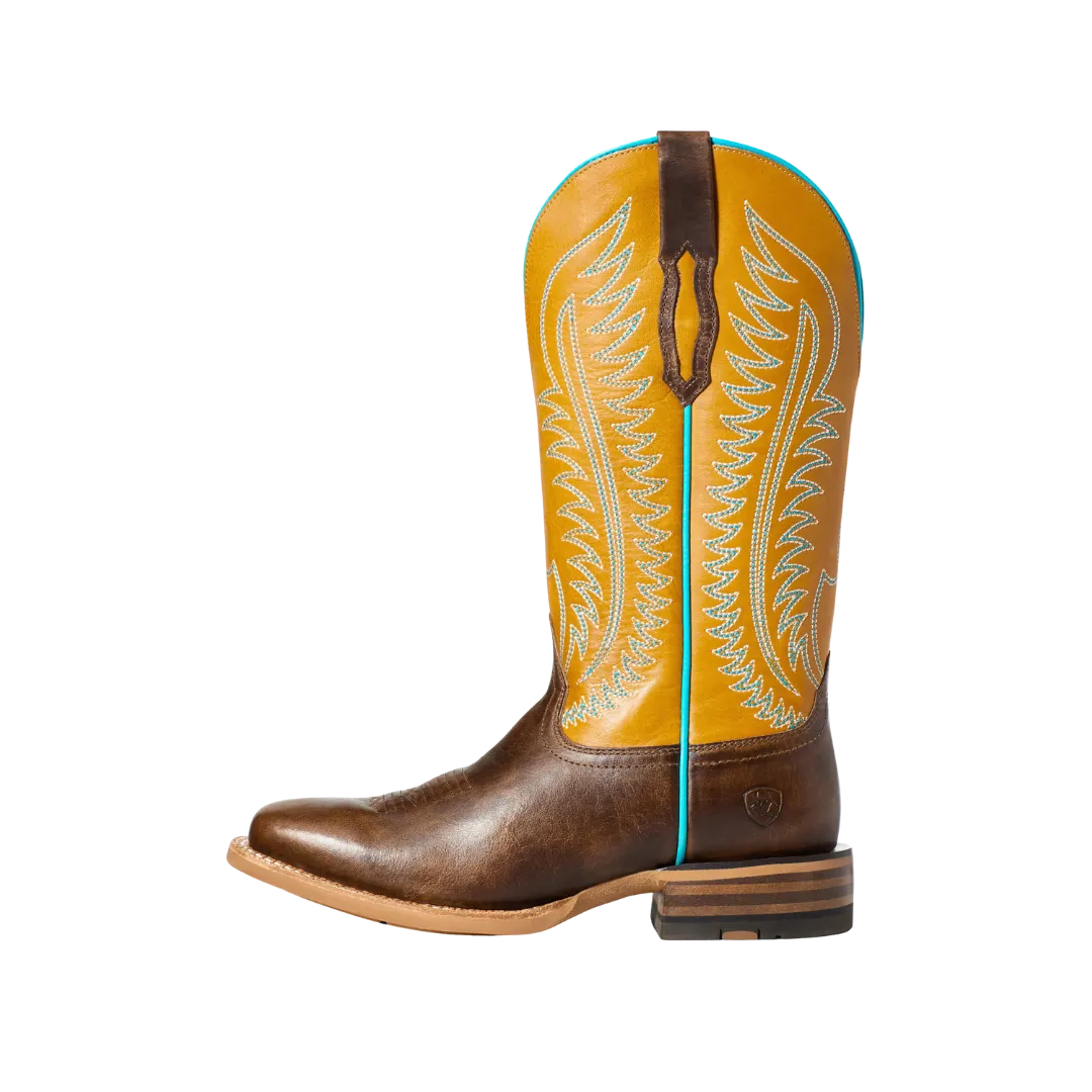 Arithtat Women's Belmont Mustard Cowboy Boots