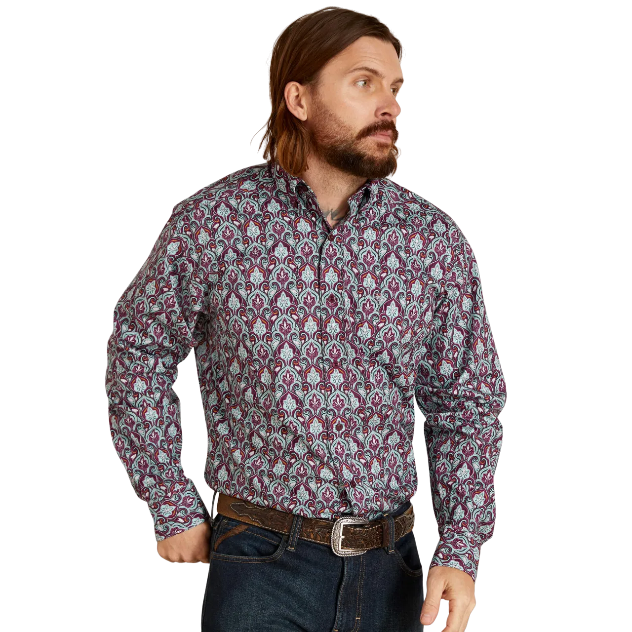 Arithtat Men's Stefan Classic Fit Bella Dona Shirt