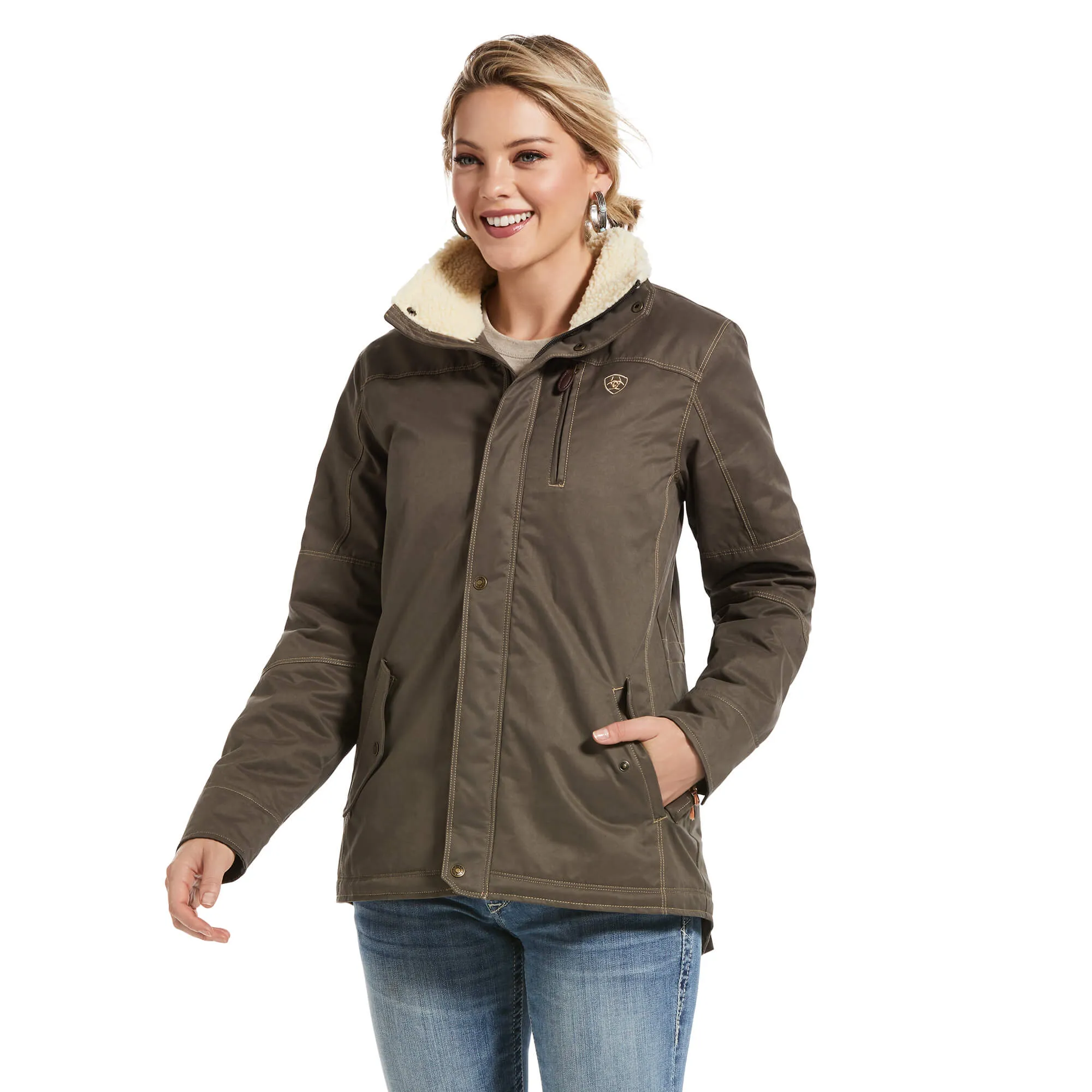 Arithtat Women's Chestnut Grizzly Insulated Jacket