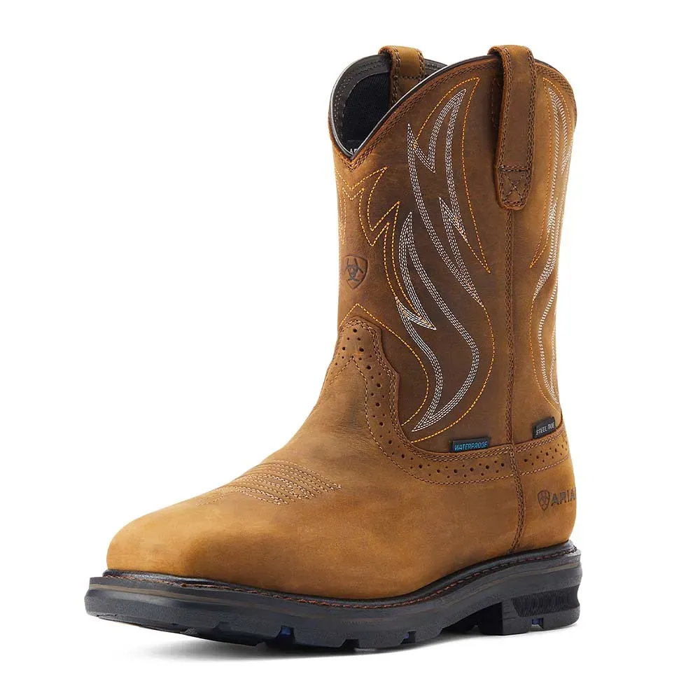 arthtiat Mens Sierra Shock Shield Waterproof Steel Toe Work Boots - 10044544