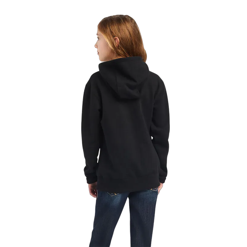Arithtat Kid's  Real Glitter Logo Hoodie