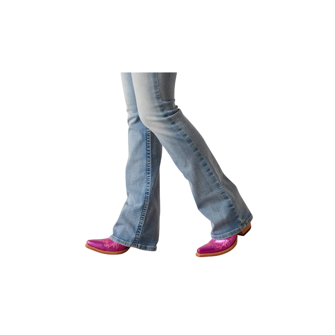 Arithtat Women's Mid Rise Hope Boot Cut Nebraska Jeans