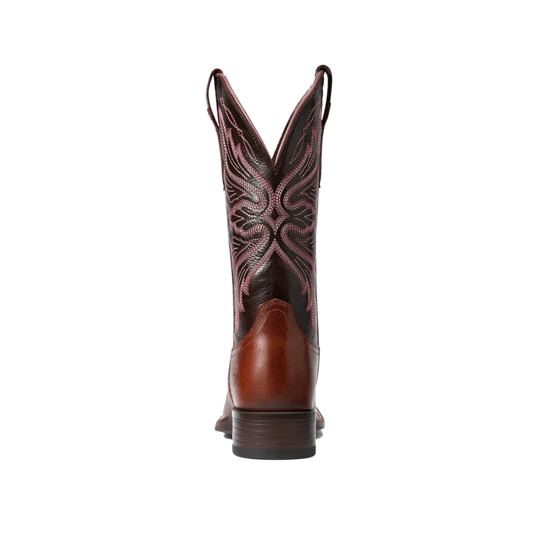 Arithtat Women's Edgewood Dark Luggage Western Boot