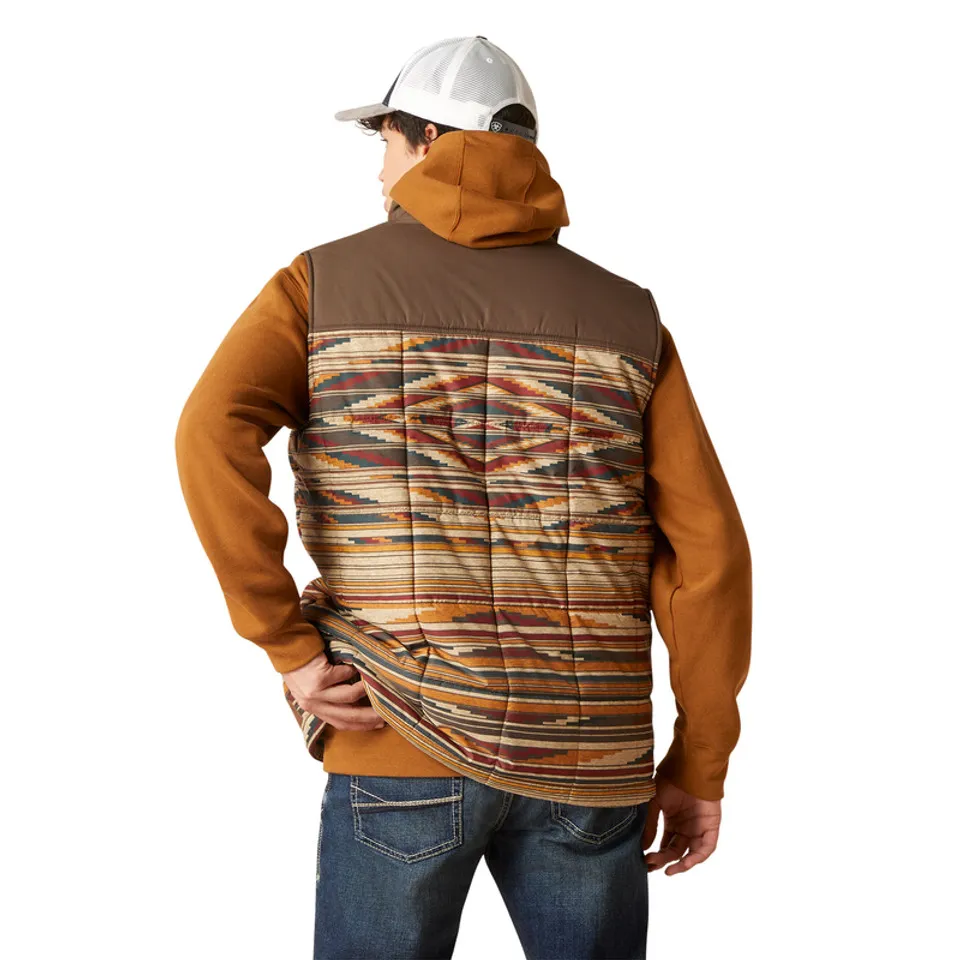 Arithtat Men's Chimayo Crius Saltillo Brown Vest