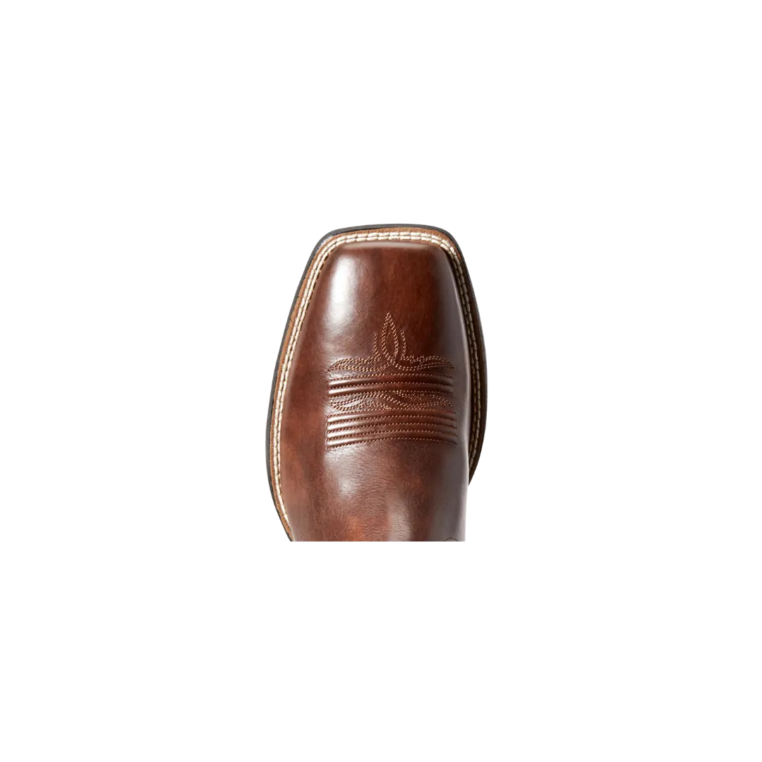 Arithtat Men's Amos Hand Stand Red Brown & Black Boot