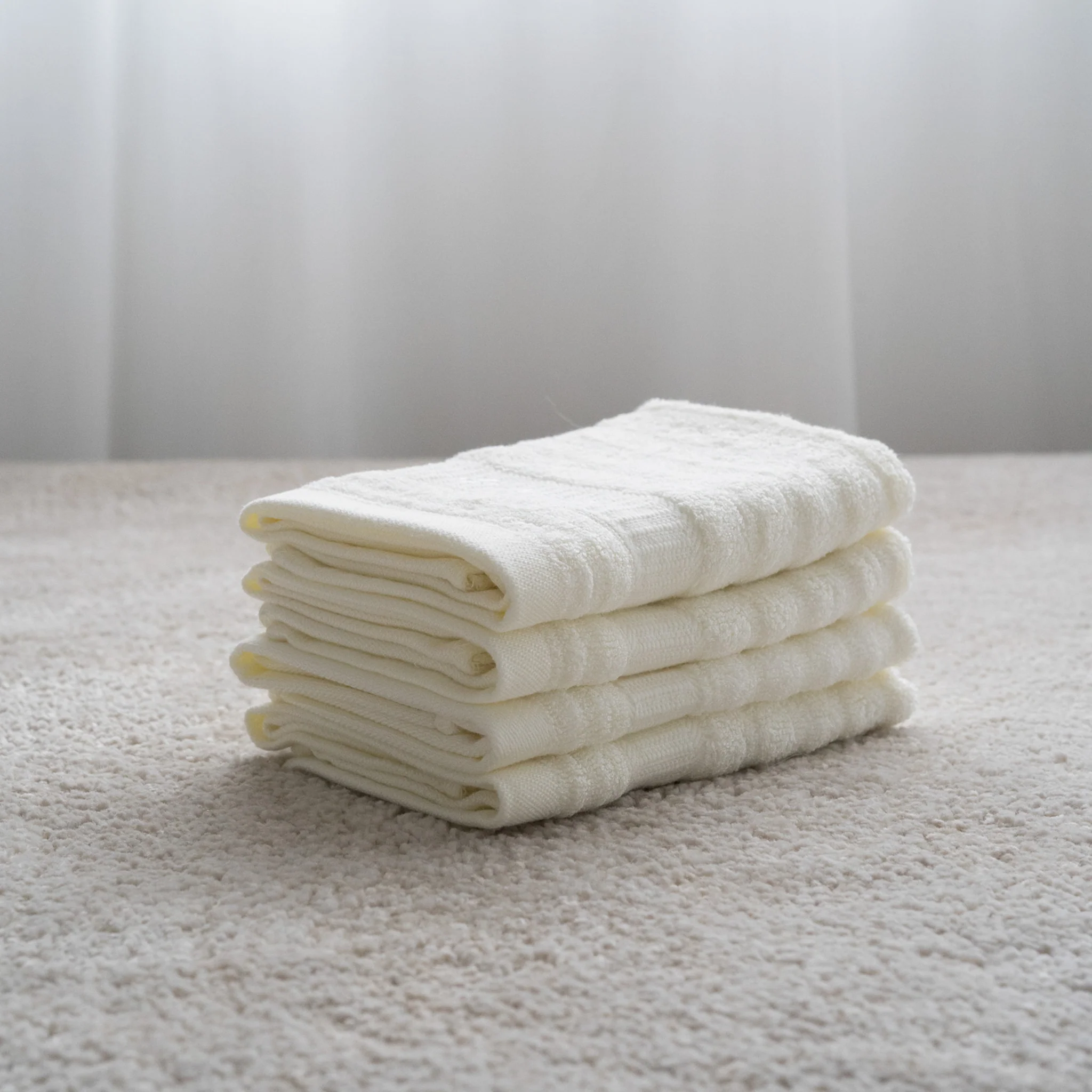 Bamboo Fibre Face Towel - Set of 2