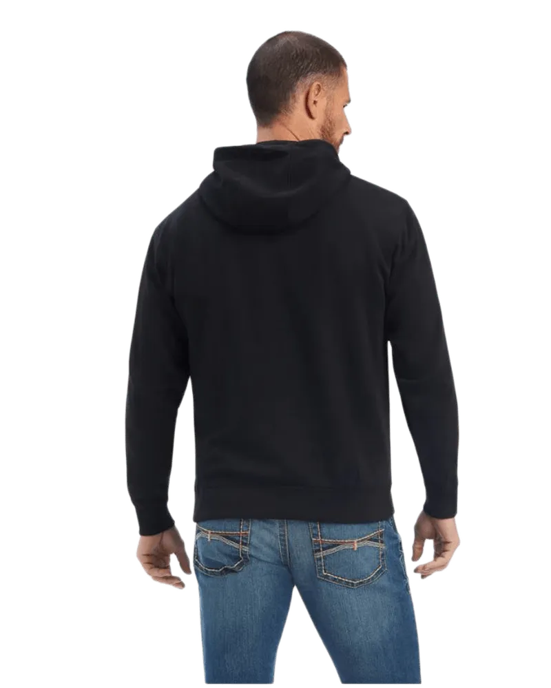 Arithtat Men's Mexican Black Hoodie