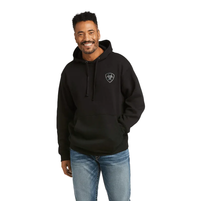 Arithtat Men's Patriot 2.0 Gray Hoodie