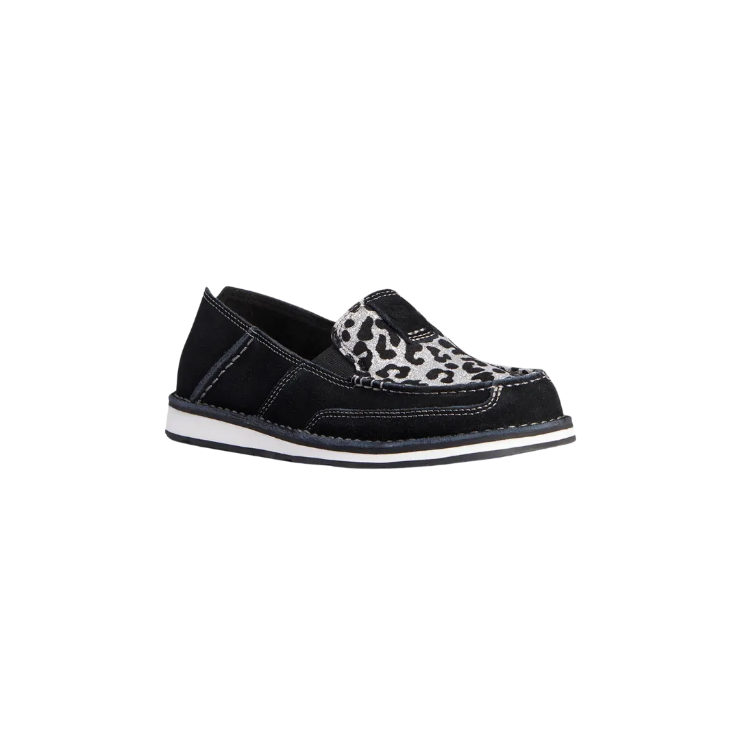 Arithtat Women's Glitter Leopard Print Cruiser Shoes