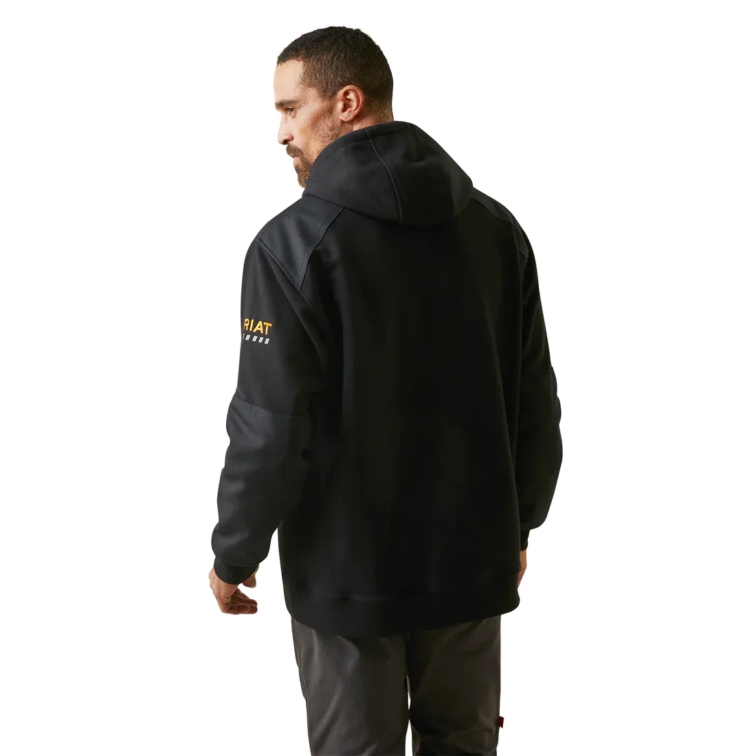 Arithtat Men's Rebar Workman DuraCanvas Black Hoodie