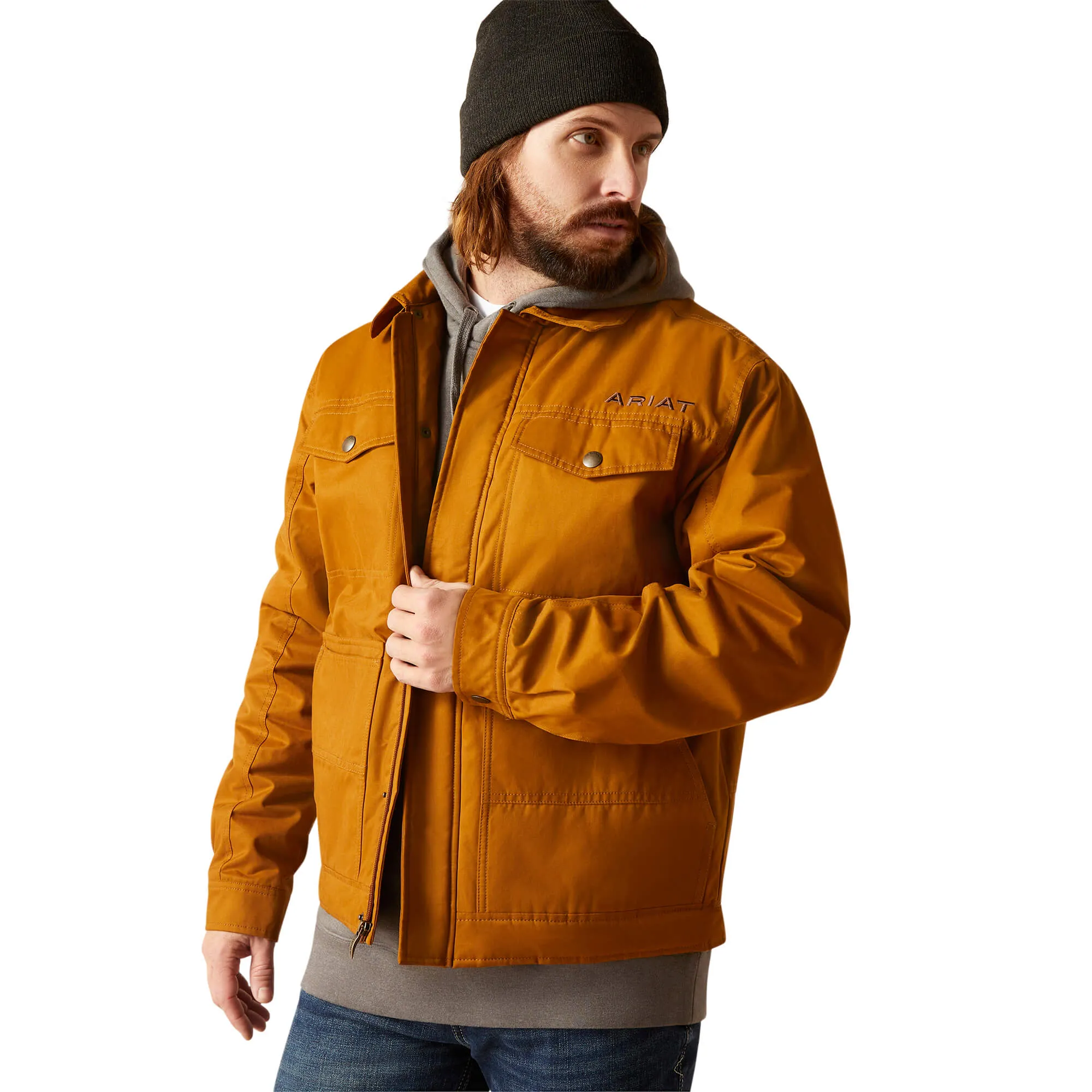 Arithtat Men's Grizzly 2.0 Canvas Conceal and Carry Jacket