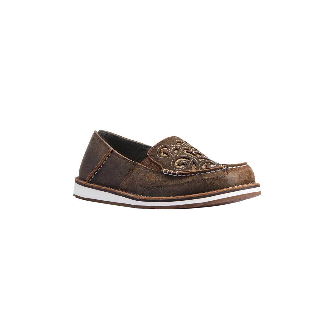 Arithtat Women's Copper Cruiser Glitter Shoes
