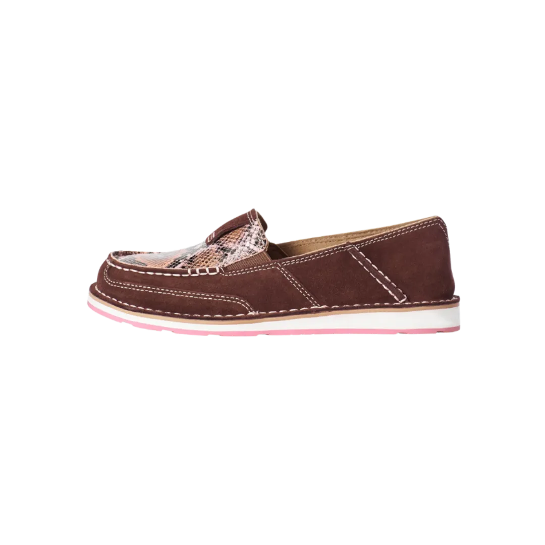 Arithtat Women's Cruiser Pink Snake Casual Shoes