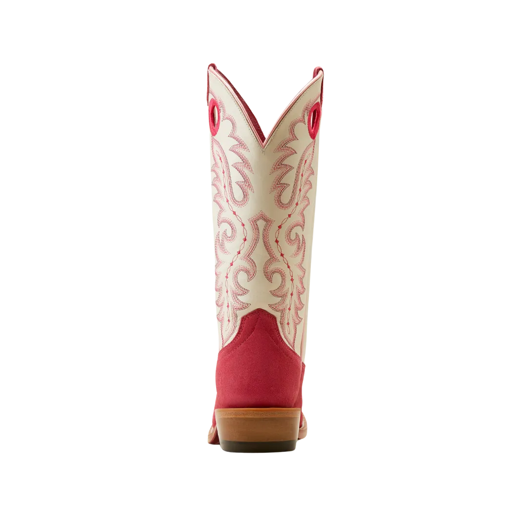 Arithtat Women's Frontier Boon Western Deep Azalea Blanco Boots