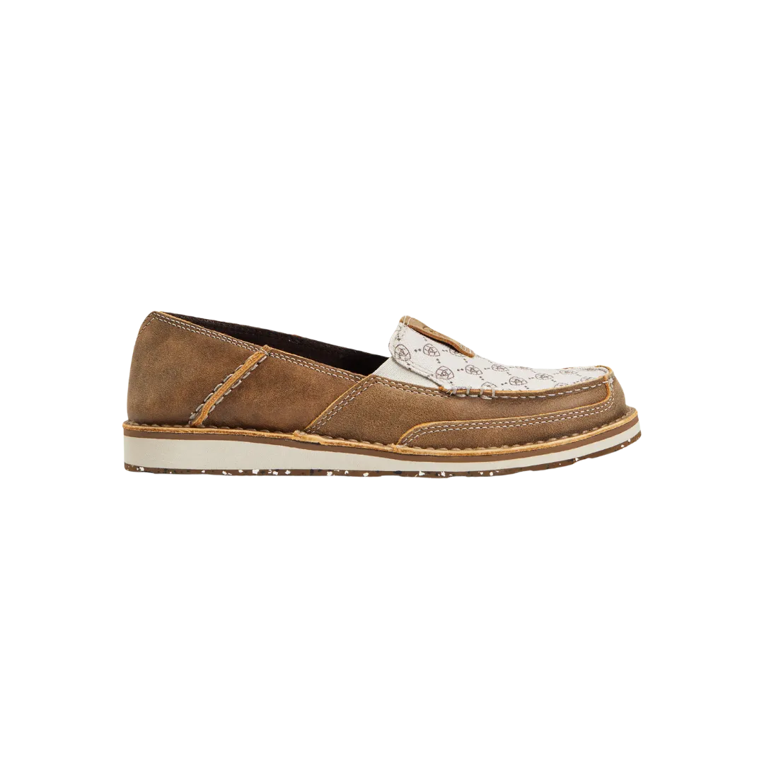 Arithtat Women��s Cruiser Brown Bomber Logo Shoes