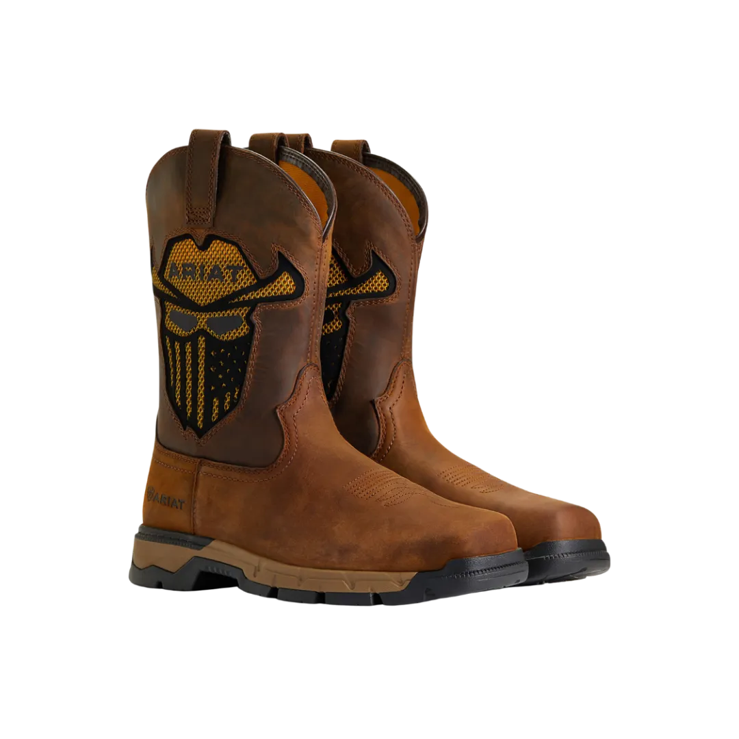 Arithtat Men's Rebar Flex Incognito Darck Earth Square Toe Work Boot