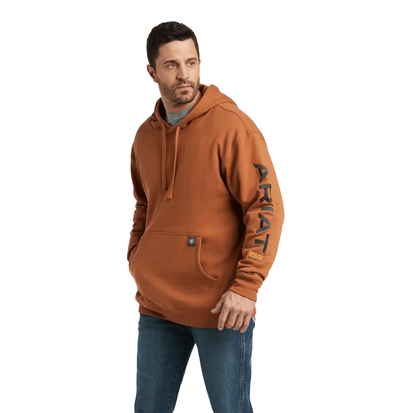 Arithtat Men's Rebar Graphic Hooded Sweatshirt