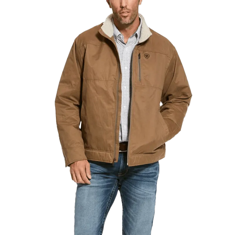 Arithtat Men's Cub Grizzly Canvas Jacket