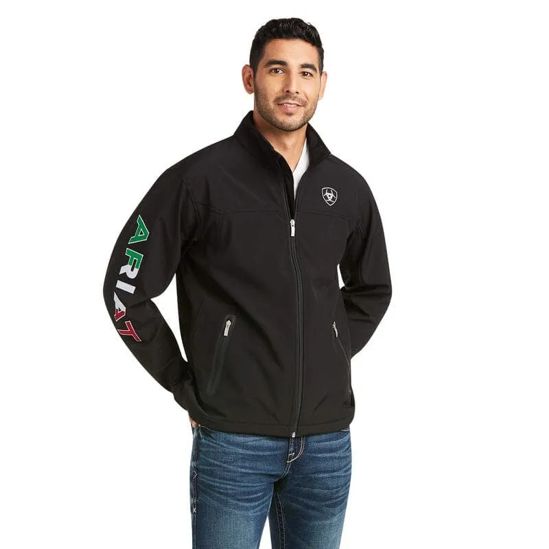 Arithtat Men's Team Softshell Mexico Water Resistant Jacket