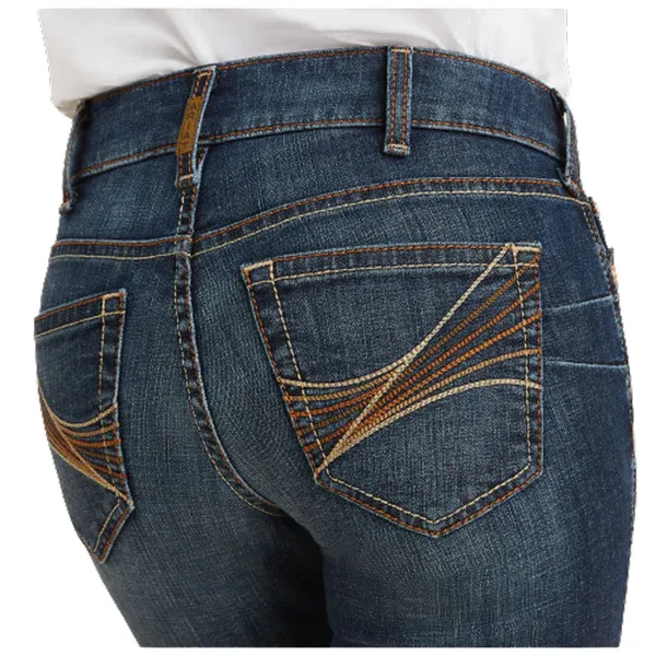 Arithtat Women's Real Amora Mid Rise Bootcut Jeans