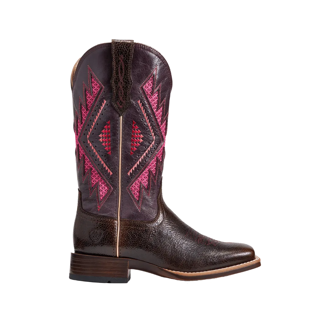 Arithtat Women's Sienna VentTek 360 Chocolate Chip Square Toe Boot