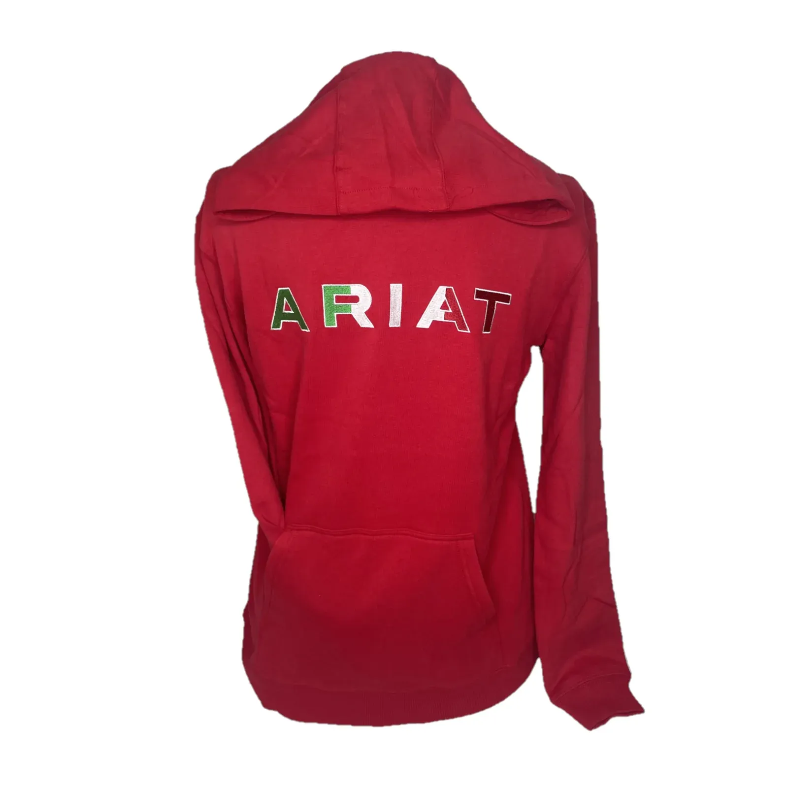 Arithtat Kid's Mexico Flag Logo Graphic Red Hoodie