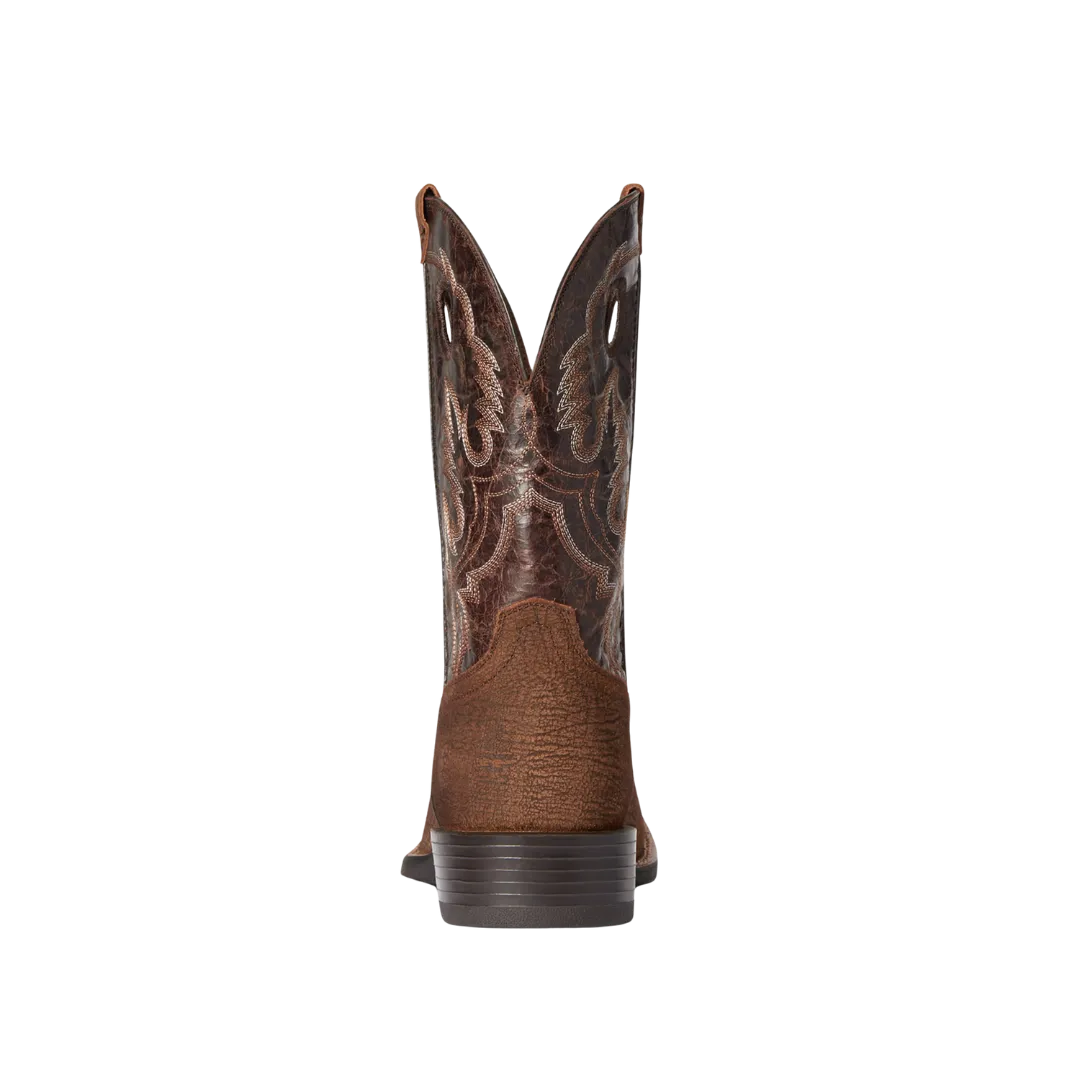 Arithtat Men's Sport Buckout Rough Ginger Cowboy Boots