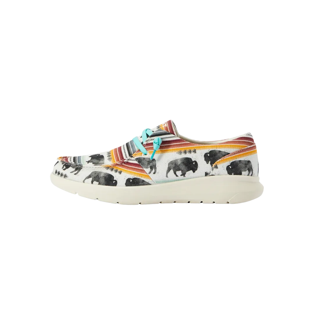 Arithtat Women's Hilo Buffalo Print Slip On Shoes