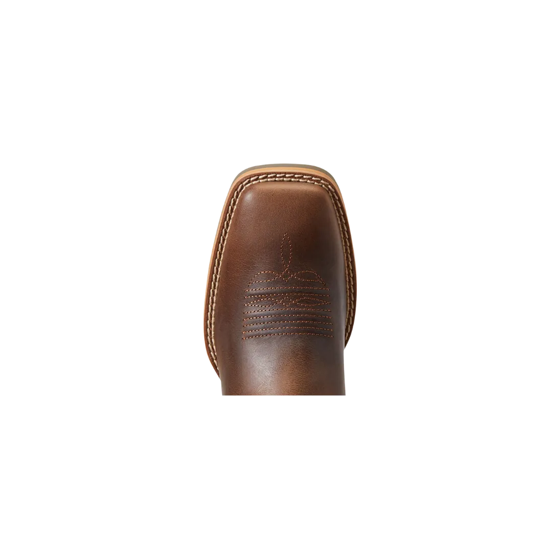 Arithtat Women's Hybrid Rancher Distressed Tan Square Toe Boot