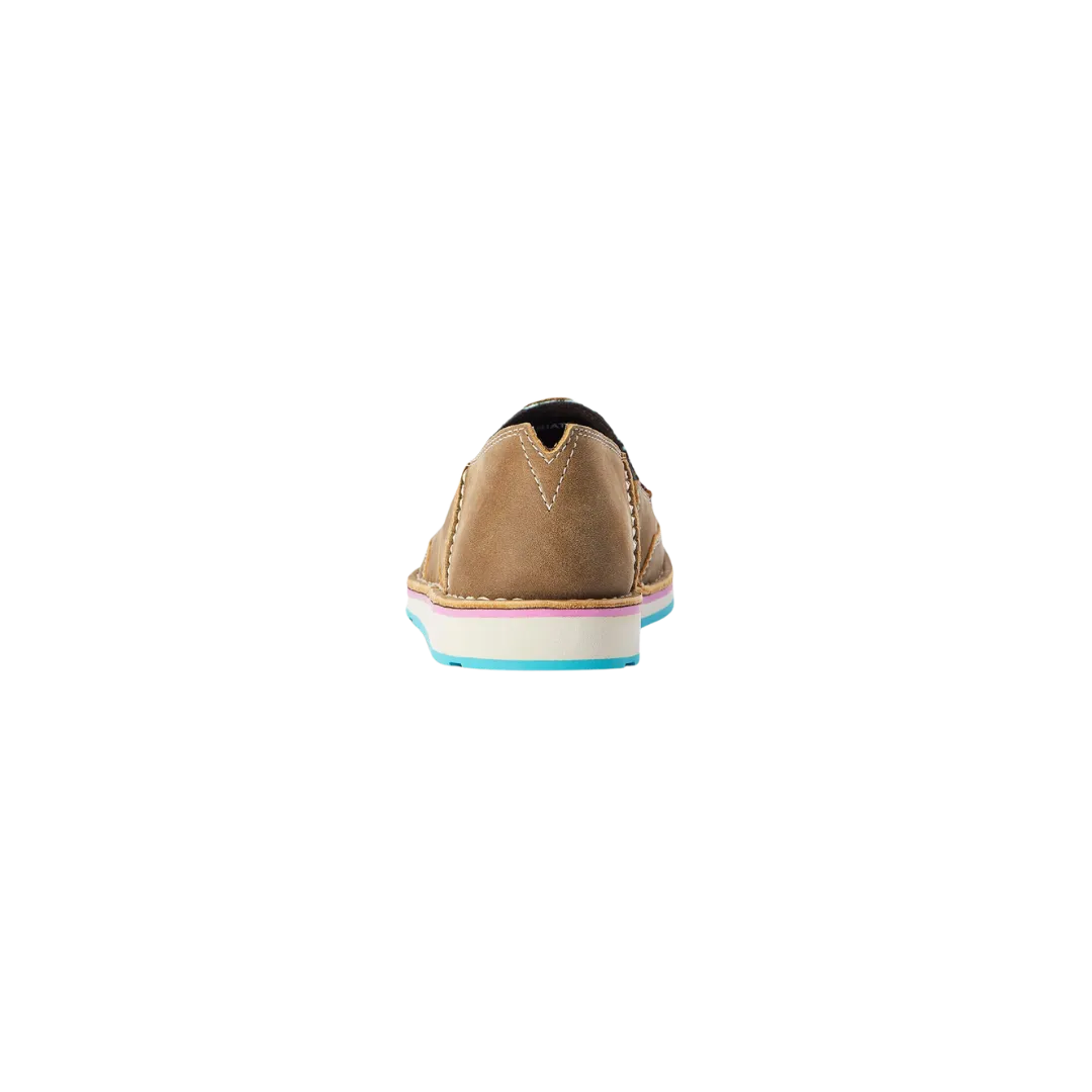 Arithtat Women's Cruiser Brown Bomber & Neon Lights Shoes