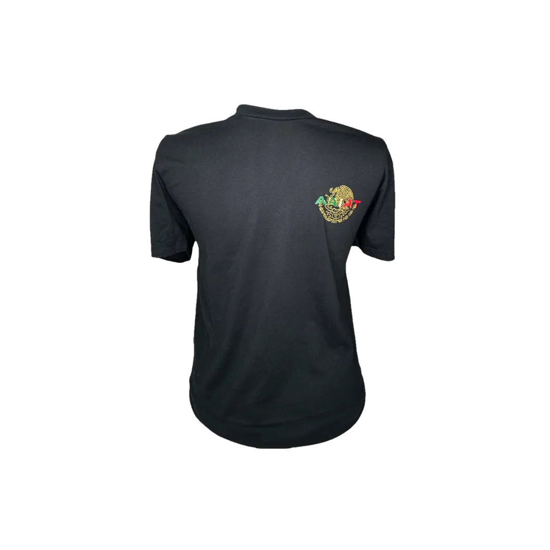 Arithtat Men's Michoacan Iesmu Short Sleeve Black T-Shirt