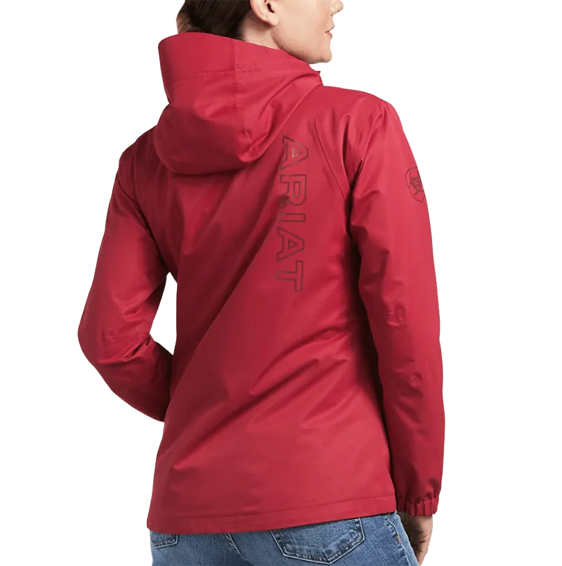 Arithtat Women's Spectator Red Bud Long Sleeve Waterproof Jacket