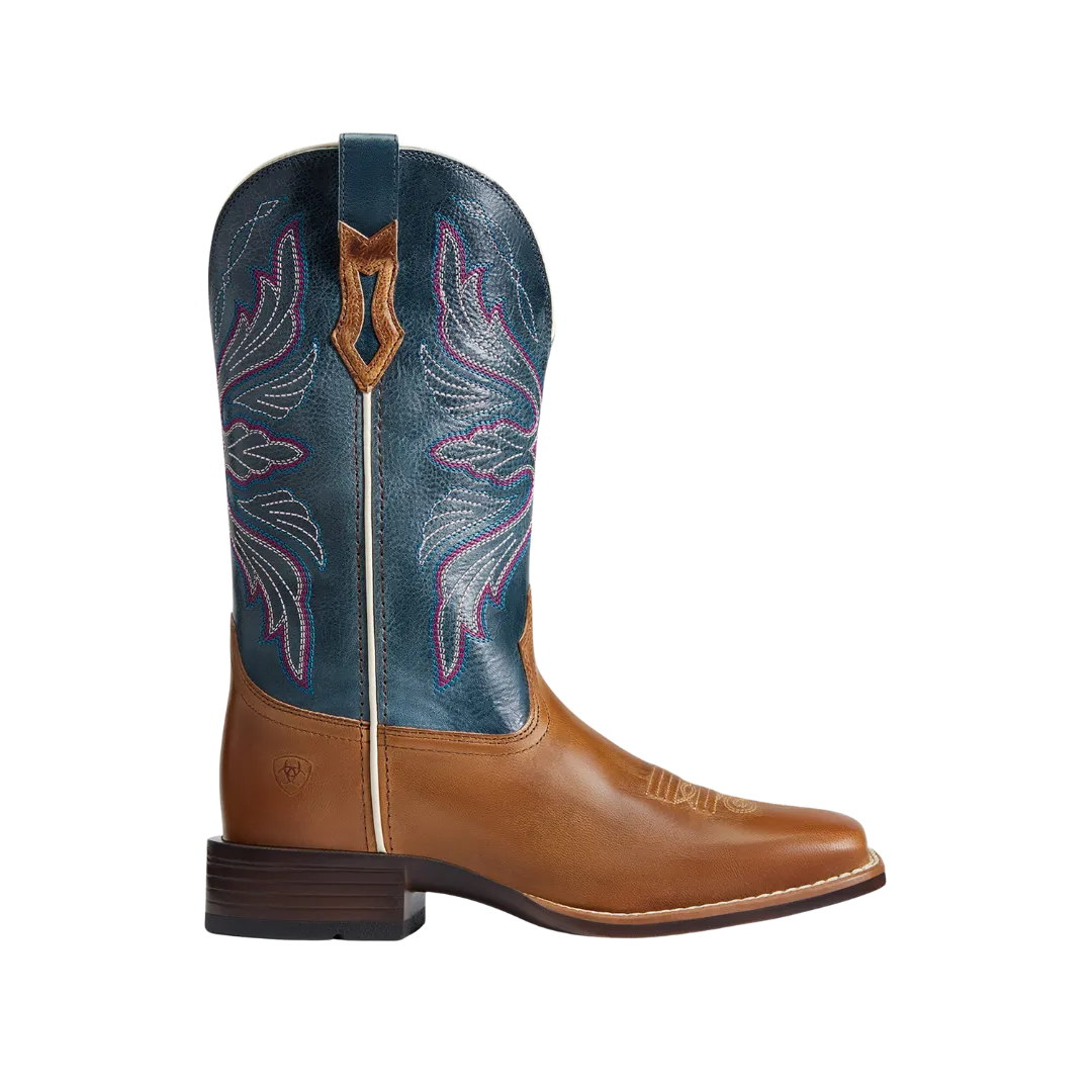 Arithtat Women's Edgewood Almond Buff Square Toe Boot