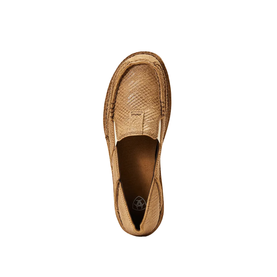 Arithtat Women's Cruiser Naturally Brown Snake Print Shoes