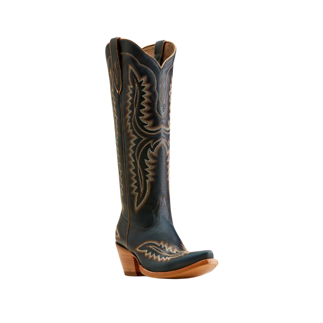 Arithtat Women's Casanova Western Desert Navy Boots