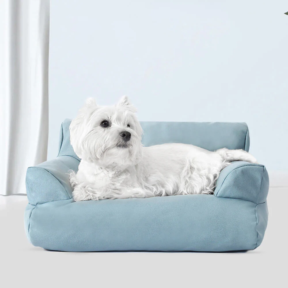 Faux Leather Anti-scratch and Waterproof Cozy Dog Sofa Bed