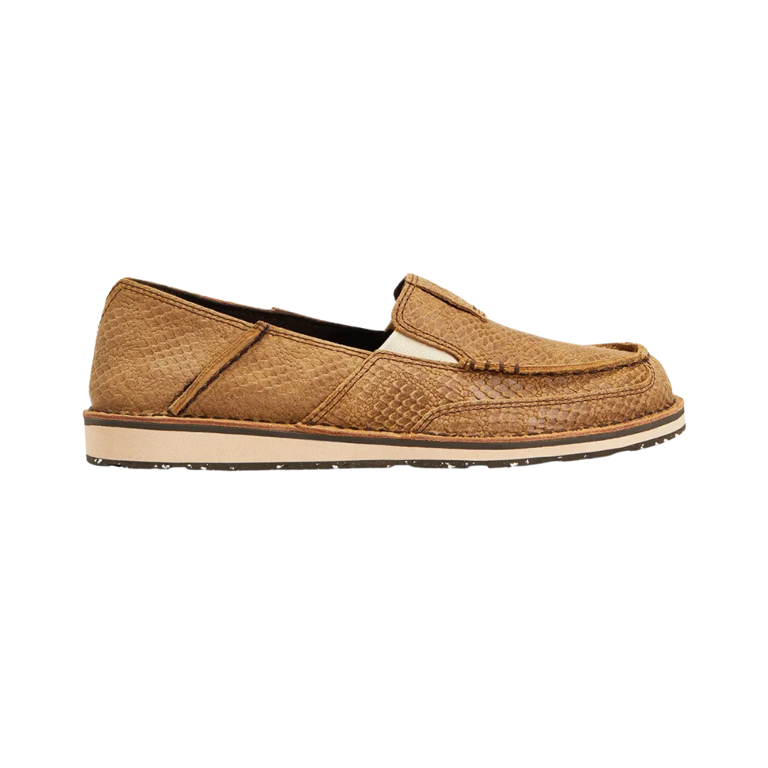 Arithtat Women's Cruiser Naturally Brown Snake Print Shoes