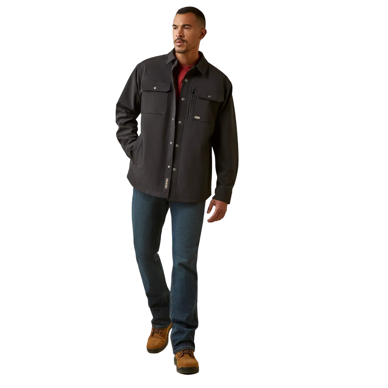 Arithtat Men's Rebar DuraStretch Utility Softshell Shirt Jacket