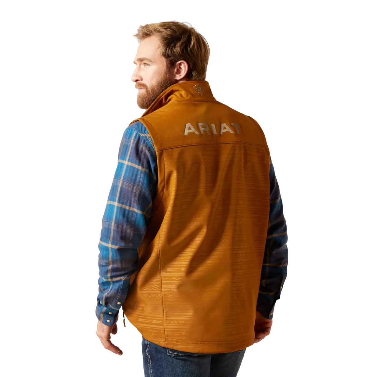 Arithtat Men's Logo Chestnut Softshell Vest